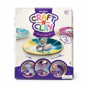 Craft-N-Clay Jewelry Dish Kit - Blue & Purple